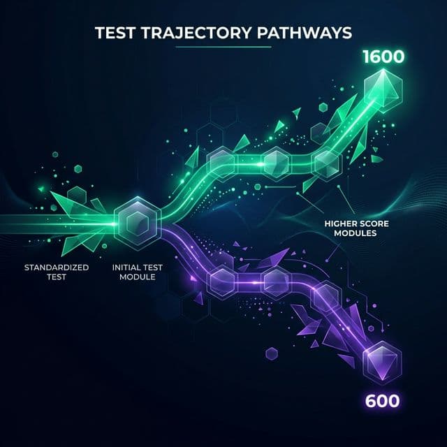 Digital SAT Adaptive Algorithm - Section Tracking Diagram